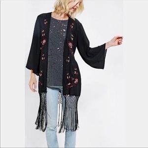 Kimono with embroidery